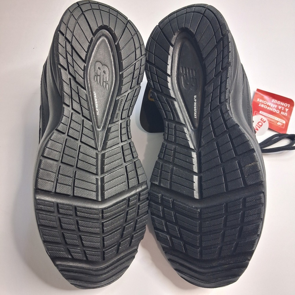 New Balance 608v5 Mens 7 Womens 8.5 Wide Black Slip Resistant Shoes WX608AB5 - Picture 7 of 12